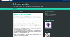 Desktop Screenshot of etherealmaterial.blogspot.com
