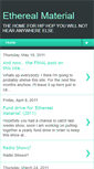 Mobile Screenshot of etherealmaterial.blogspot.com