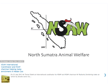 Tablet Screenshot of northsumatraanimalwelfare.blogspot.com