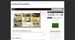 Desktop Screenshot of lestarifurniture.blogspot.com