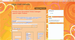 Desktop Screenshot of cikgumailmenulis.blogspot.com