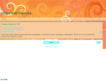Tablet Screenshot of cikgumailmenulis.blogspot.com