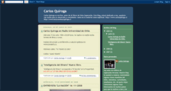 Desktop Screenshot of carlosquirogaescritor.blogspot.com