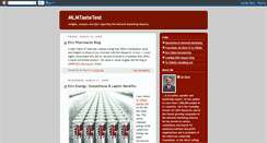 Desktop Screenshot of mlmtastetest.blogspot.com