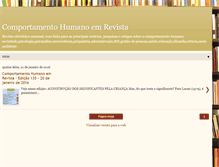 Tablet Screenshot of comportamento-humano-em-revista.blogspot.com