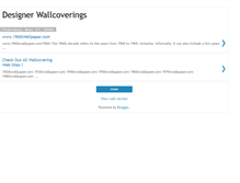 Tablet Screenshot of designerwallcoverings.blogspot.com