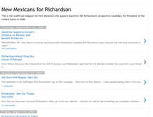 Tablet Screenshot of newmexicansforrichardson.blogspot.com