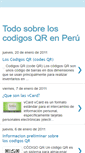 Mobile Screenshot of codigosqrperu.blogspot.com