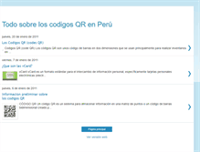 Tablet Screenshot of codigosqrperu.blogspot.com