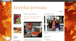 Desktop Screenshot of kiwichaperuana.blogspot.com