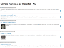 Tablet Screenshot of camaramunicipaldeflorestal.blogspot.com