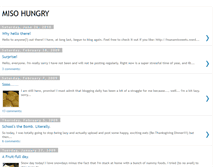 Tablet Screenshot of misoveggiehungry.blogspot.com