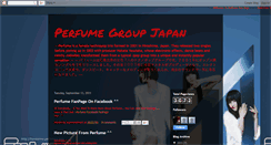 Desktop Screenshot of perfumegroupjapan.blogspot.com