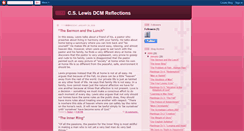 Desktop Screenshot of cslewisdcmreflections.blogspot.com