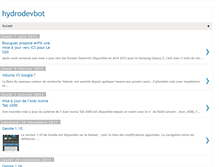 Tablet Screenshot of hydrodevbot.blogspot.com