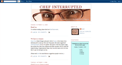 Desktop Screenshot of chefinterrupted.blogspot.com