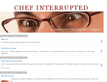 Tablet Screenshot of chefinterrupted.blogspot.com