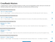 Tablet Screenshot of crossroadsmissions.blogspot.com