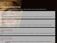 Tablet Screenshot of antiguas-civilizaciones-isis.blogspot.com