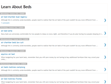 Tablet Screenshot of bedsbedsbeds.blogspot.com