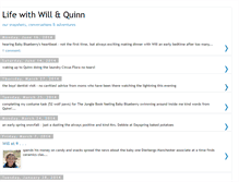 Tablet Screenshot of lifewithwillandquinn.blogspot.com