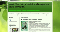 Desktop Screenshot of pasje-fascynacje-mola-ksiazkowego.blogspot.com