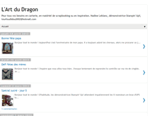 Tablet Screenshot of lartdudragon.blogspot.com