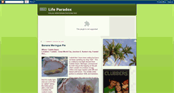 Desktop Screenshot of life-paradox.blogspot.com