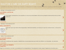 Tablet Screenshot of daltdelarcdesantmarti.blogspot.com