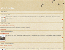 Tablet Screenshot of mojemiastko.blogspot.com