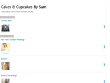 Tablet Screenshot of cakesandcupcakesbysam.blogspot.com