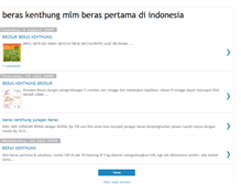 Tablet Screenshot of beraskenthungku.blogspot.com