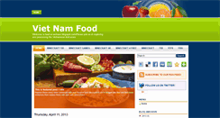 Desktop Screenshot of food-in-vietnam.blogspot.com