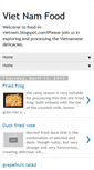 Mobile Screenshot of food-in-vietnam.blogspot.com