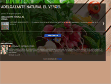 Tablet Screenshot of adelgazanteelvergel.blogspot.com