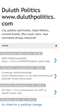 Mobile Screenshot of duluthpolitics.blogspot.com