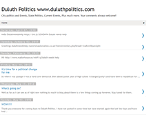 Tablet Screenshot of duluthpolitics.blogspot.com