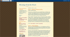 Desktop Screenshot of blessingsfromtheheart.blogspot.com