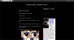 Desktop Screenshot of crestumainoficial.blogspot.com