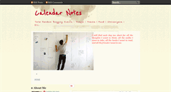 Desktop Screenshot of calendarnotes.blogspot.com
