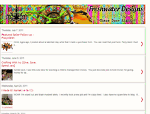 Tablet Screenshot of freshwater-designs.blogspot.com