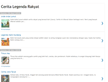 Tablet Screenshot of ceritalegendarakyat.blogspot.com