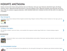 Tablet Screenshot of anitzahizkuntza.blogspot.com