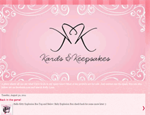 Tablet Screenshot of kardsandkeepsakes.blogspot.com