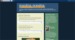 Desktop Screenshot of grandmatograndma.blogspot.com