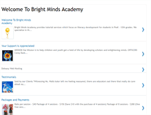 Tablet Screenshot of brightmindsacademy.blogspot.com