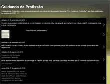 Tablet Screenshot of cuidandodaprofissao.blogspot.com