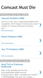 Mobile Screenshot of comcastmustdie.blogspot.com