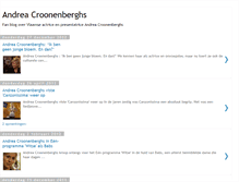 Tablet Screenshot of andreacroonenberghs.blogspot.com