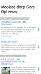 Mobile Screenshot of mooistedorpgorsopleeuw.blogspot.com